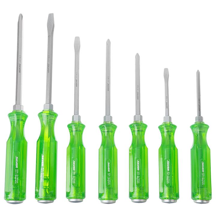 مجموعه 7 عددی پیچ گوشتی سیلور مدل GTH01B10 Silver GTH01B10 Screwdriver Set 7PCS